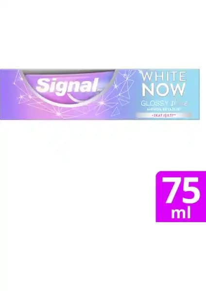 Signal White Now Glossy Shine: Klinik Kanıtlı Anında Beyazlık ve Parlaklık Sağlayan Diş Macunu