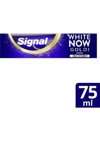 Signal White Now Gold Diş Macunu ile Hızlı ve Güvenilir Beyazlatma Çözümü