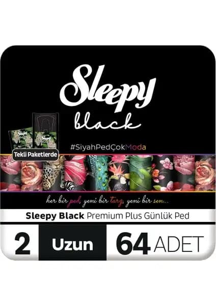 Sleepy Black Premium Plus Günlük Ped: Yüksek Emicilik ve Gizlilik Sunan Günlük Hijyen Ürünü