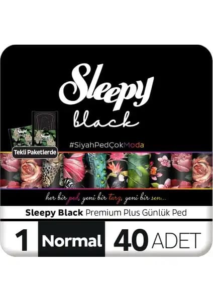 Sleepy Black Premium Plus Günlük Ped: Yüksek Konfor ve Güvenlik Sağlayan Hijyen Ürünü