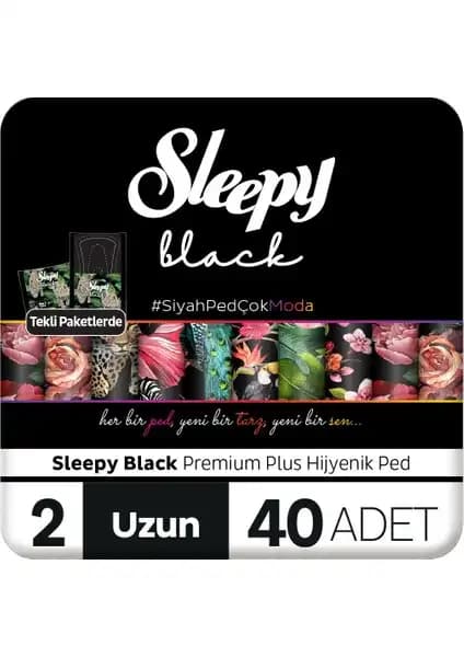 Sleepy Black Premium Plus Hijyenik Ped Uzun: Güvenilir ve Konforlu Kadın Bakım Ürünü