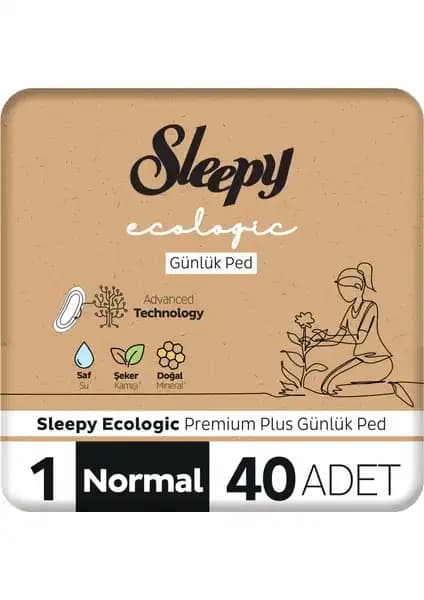 Sleepy Ecologic Premium Plus Günlük Ped: Yüksek Kalite ve Çevre Dostu Tasarım