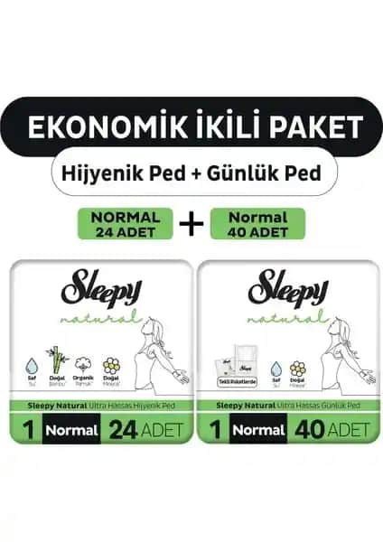 Sleepy Ekonomik Ikili Paket: Günlük Hijyen ve Konfor İçin Uygun Çözüm