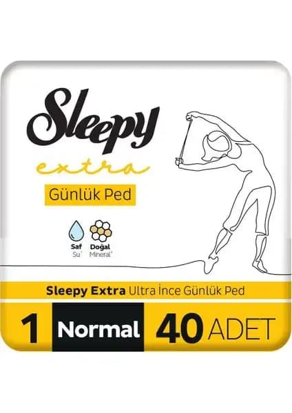 Sleepy Extra Ultra İnce Günlük Ped: Günlük Hijyen ve Konfor İçin Güvenilir Seçenek