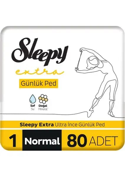 Sleepy Extra Ultra İnce Günlük Ped: Konfor ve Güvenlik İçin Günlük Kullanım Ürünü