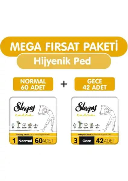 Sleepy Extra Ultra İnce Hijyenik Ped Günlük Kullanım İçin Güvenli ve Konforlu Çözüm