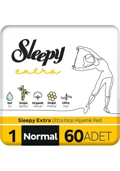 Sleepy Extra Ultra İnce Hijyenik Ped Günlük Kullanım İçin Konfor ve Güvenlik Sağlar