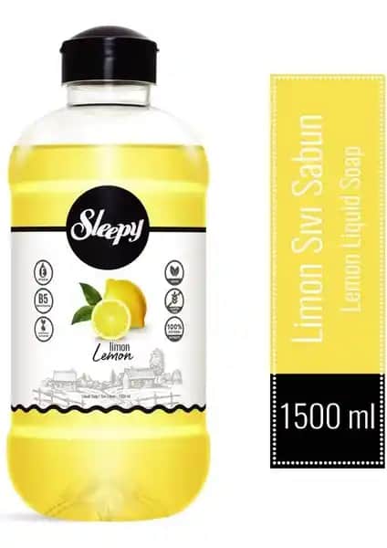 Sleepy Limon Sıvı Sabun: Doğal İçerikli, Kalıcı Kokulu ve Çevre Dostu Temizlik Ürünü