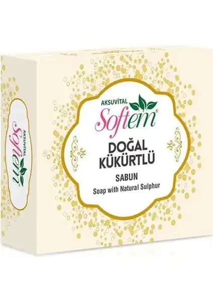 Softem Kükürtlü Sabun 130 gr Doğal İçeriklerle Cilt Sağlığını Destekler