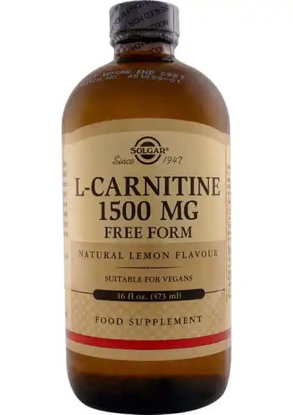 Solgar L-Carnitine 1500 Mg 473 Ml enerji ve yağ yakımını destekleyen takviye ürünü