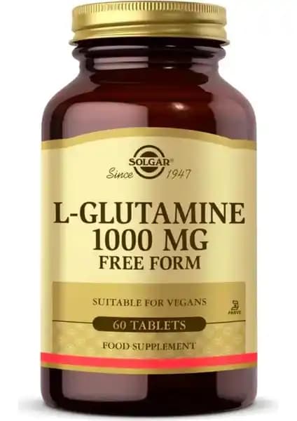 Solgar L-Glutamin 1000 Mg 60 Tablet Sağlık ve Performans Destekleyici Takviye