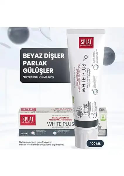 SPLAT Professional White Plus Diş Macunu: Güvenilir Beyazlatma ve Ağız Sağlığı Çözümü