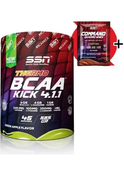 SSN Bcaa Thermo Kick 585 gr Yeşil Elma Sporcu Takviyesi ve Performans Artırıcı Ürün
