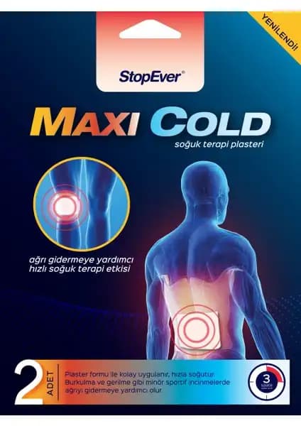 StopEver Maxi Cold Soğuk Terapi Plasteri: Kas ve İskelet Rahatsızlıklarına Etkili Çözüm
