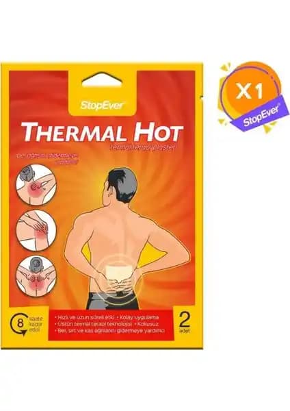 StopEver Termal Sıcaklık Plasteri Kas Ağrılarını Hafifletmek İçin Güvenilir Doğal Çözüm