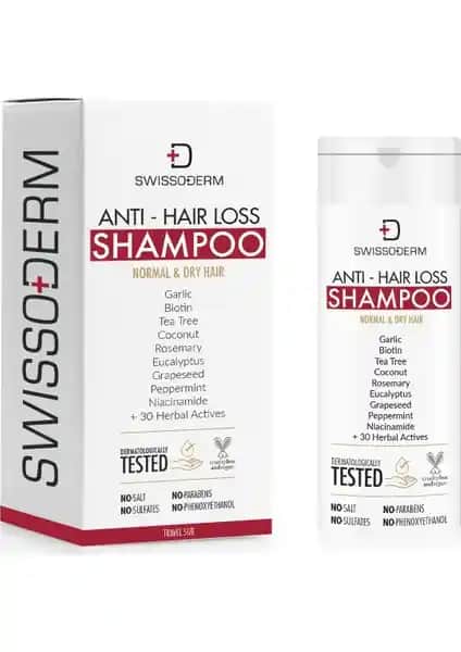 Swissoderm Şampuan Seyahat Boyu Doğal İçerikli Saç Güçlendirme ve Hacim Artırıcı Ürün