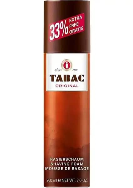 Tabac Traş Köpüğü 200ml: Cilde Yumuşaklık ve Rahatlık Sunan Kaliteli Tıraş Köpüğü