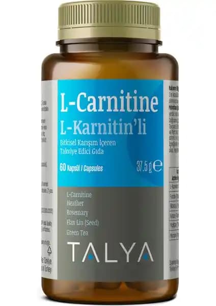 Talya L-Carnitine: Doğal İçerikli Spor ve Yağ Yakımını Destekleyen Takviye Edici Gıda