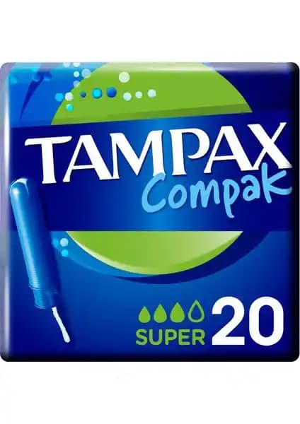 Tampax Compak Tampon Süper 20'li: Güvenilir ve Konforlu Kadın Hijyen Ürünü
