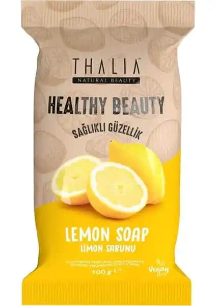Thalia Limon Özlü Doğal Katı Sabun 100 gr Cilt ve Saç Bakımı İçin Doğal ve Güvenli