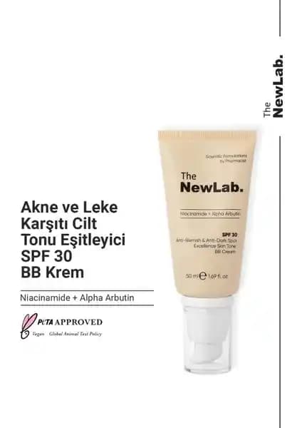 The NewLab Akne ve Leke Karşıtı BB Krem: Cilt Tonunu Eşitleyen SPF 30 ile Günlük Kullanım