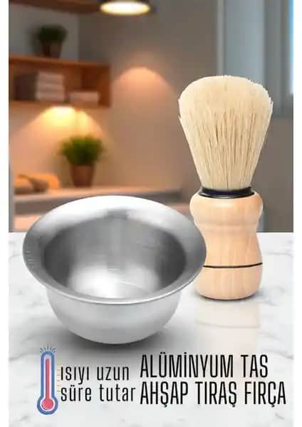 Transformacion Draco Ahşap Tıraş Fırçası ve Tas Seti: Modern ve Nostaljik Bakım Deneyimi