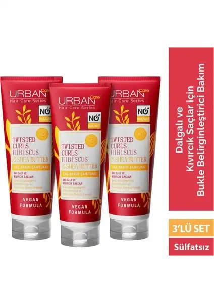 Urban Care Hibiscus ve Shea Butter Saç Bakım Şampuanı Kuru ve Dalgalı Saçlar İçin Doğal ve Etkili Çözüm