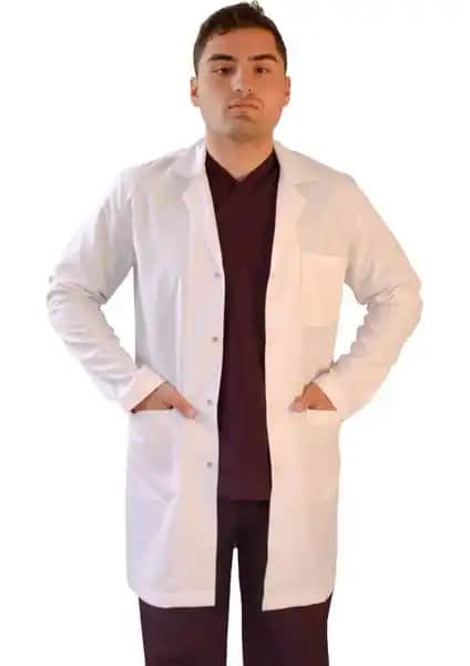 Vayvaylı Gömlek Yaka Orta Boy Beyaz Erkek Laboratuvar Önlüğü Ürün Özellikleri ve Kullanım Avantajları