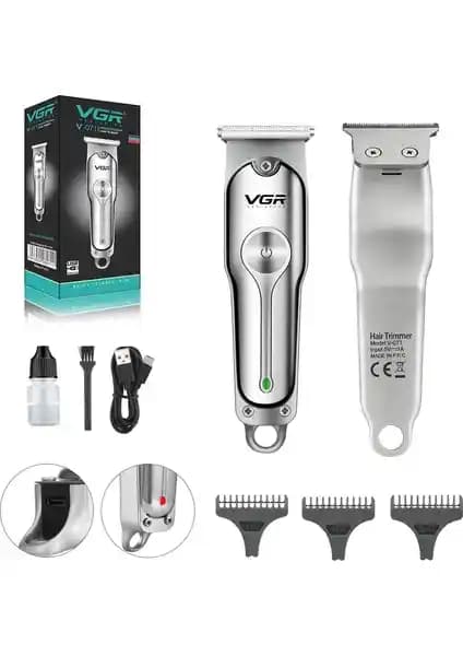 VGR Mini Folyo Başlıklı Tıraş Makinesi: Hafif ve Güçlü Tasarımıyla Pratik Kullanım