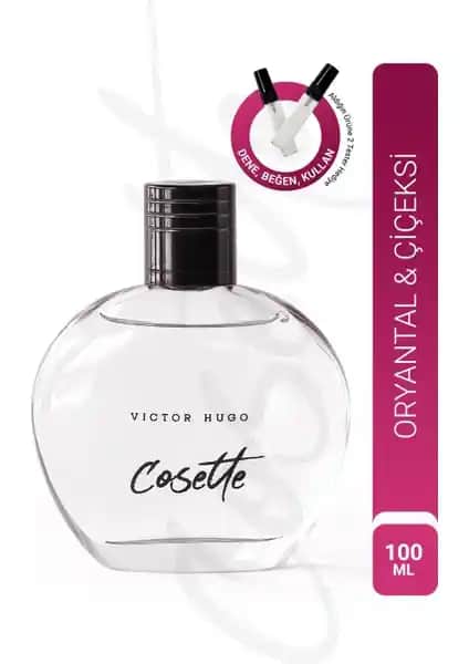 Victor Hugo Kadın Parfüm Cosette EDP 100 ml: Zarif ve Kalıcı Çiçek ve Meyve Notalarıyla Şıklık