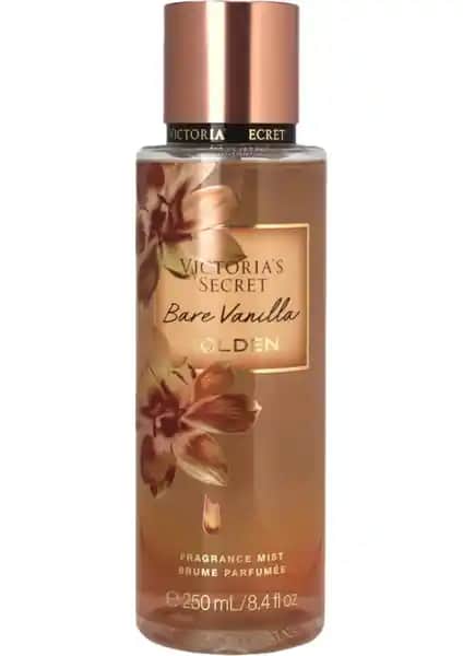 Victoria's Secret Bare Vanilla Golden Vücut Spreyi: Tatlı ve Kalıcı Aromayla Şıklık Sunar