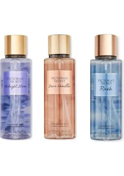 Victoria's Secret Vücut Spreyi Üçlü Seti: Çeşitli Koku Seçenekleri ve Kullanıcı Yorumları