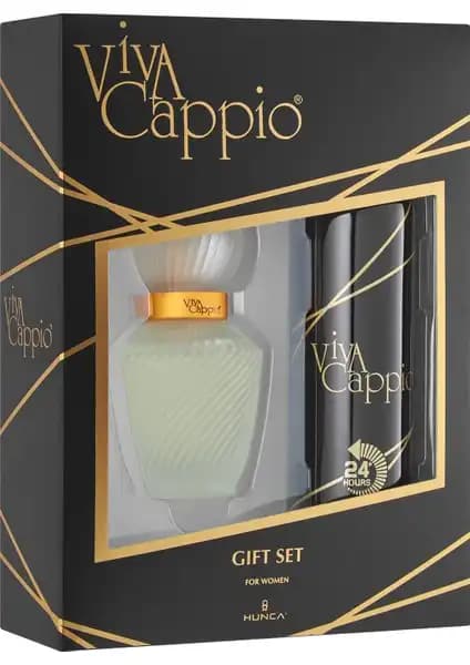 Viva Cappio Classic Kadın Parfüm Seti 60 ml Eau de Toilette ve 150 ml Deodorant ile Zarafet ve Tazelik
