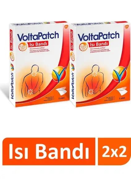 Voltapatch Isı Bandı 4'lü Paket: Kas ve Bel Ağrılarına Pratik ve Etkili Çözüm