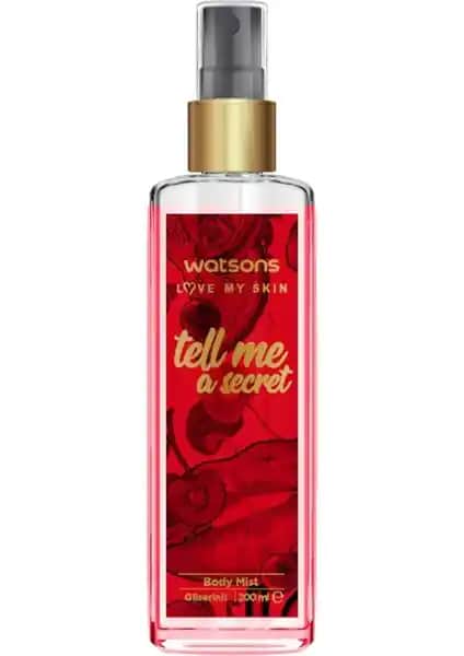 Watsons Tell Me A Secret Vücut Spreyi: Meyvemsi ve Tatlı Kokusu ile Gün Boyu Ferahlık