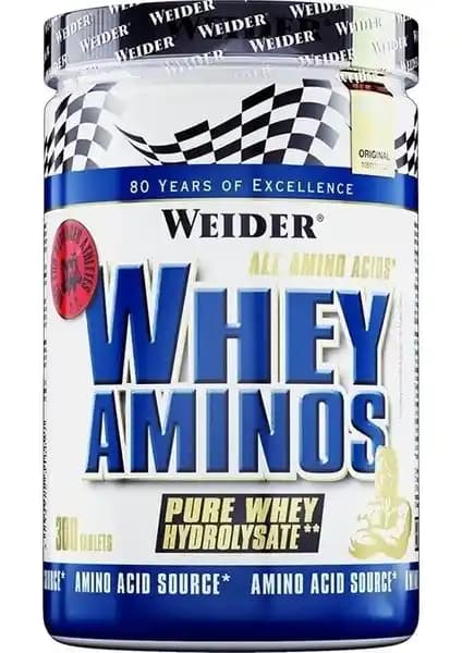 Weider Whey Aminos 300 Tablet Sporcular ve Aktif Yaşam İçin Hızlı Emilimli Amino Asit Takviyesi