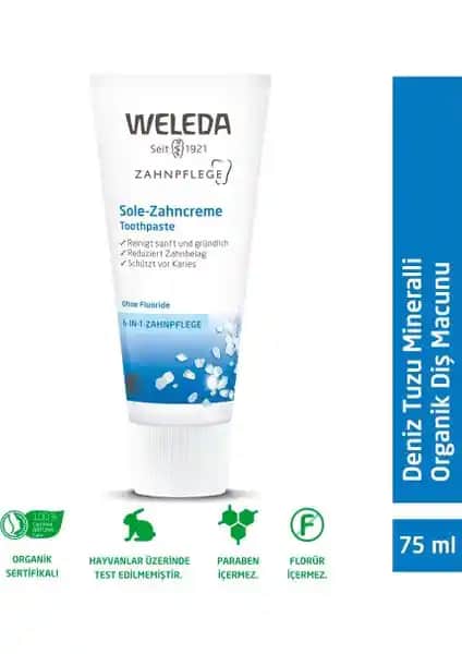 Weleda Deniz Tuzu Mineralli Organik Diş Macunu: Doğal ve Etkili Ağız Bakım Ürünü