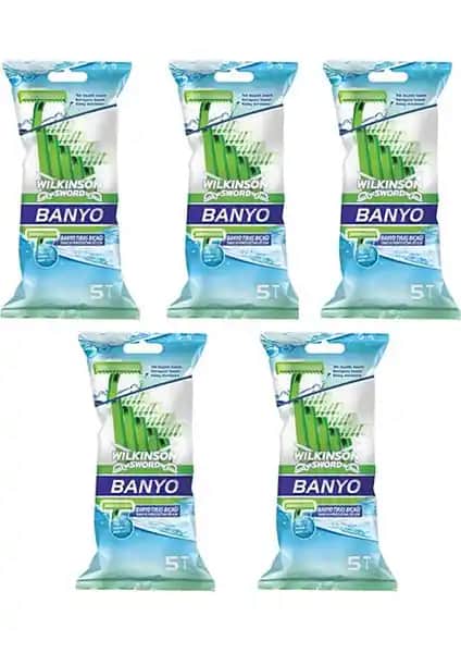 Wilkinson Sword Banyo Tıraş Bıçağı 5'li Paket Yüksek Keskinlik ve Pratiklik Sunar