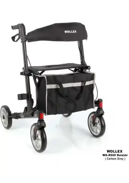 Wollex WG-R969 Alüminyum Tekerlekli Rollator: Hafif ve Dayanıklı Mobilite Aracı