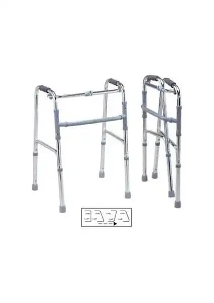 Wollex Wg-W913 Alüminyum Hareketli Yürüteç Güvenli ve Ayarlanabilir Destek Aracı