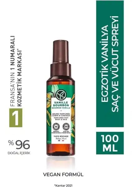 Yves Rocher Egzotik Vanilya Spreyi: Kalıcı ve Doğal Koku Deneyimi