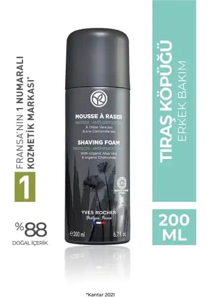 Yves Rocher Ferahlatıcı ve Yatıştırıcı Tıraş Köpüğü: Hassas Ciltler İçin Doğal ve Etkili Çözüm