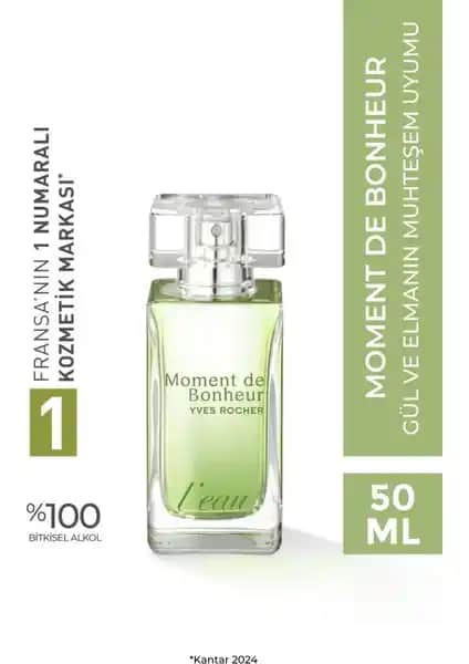 Yves Rocher Moment De Bonheur Leau Kadın Parfümü Hafif ve Ferah Çiçeksi Kokusuyla Öne Çıkıyor