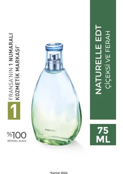Yves Rocher Naturelle Eau de Toilette Kadınlar İçin Doğal ve Ferah Günlük Parfümü