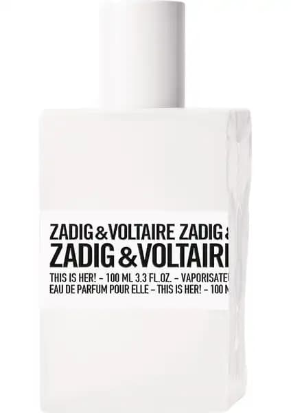 Zadig & Voltaire This Is Her Eau de Parfum 100 ml Kadınlar İçin Cesur ve Çekici Koku