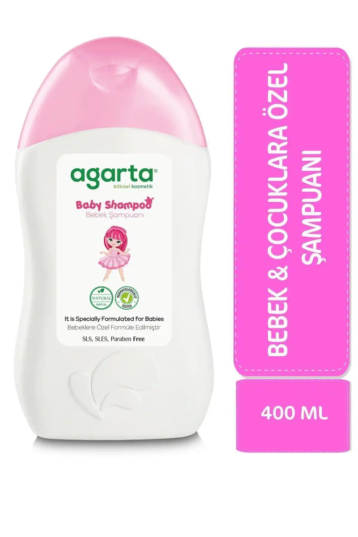 Agarta Doğal Bebek Kız Çocukları İçin Özel Bakım Şampuanı