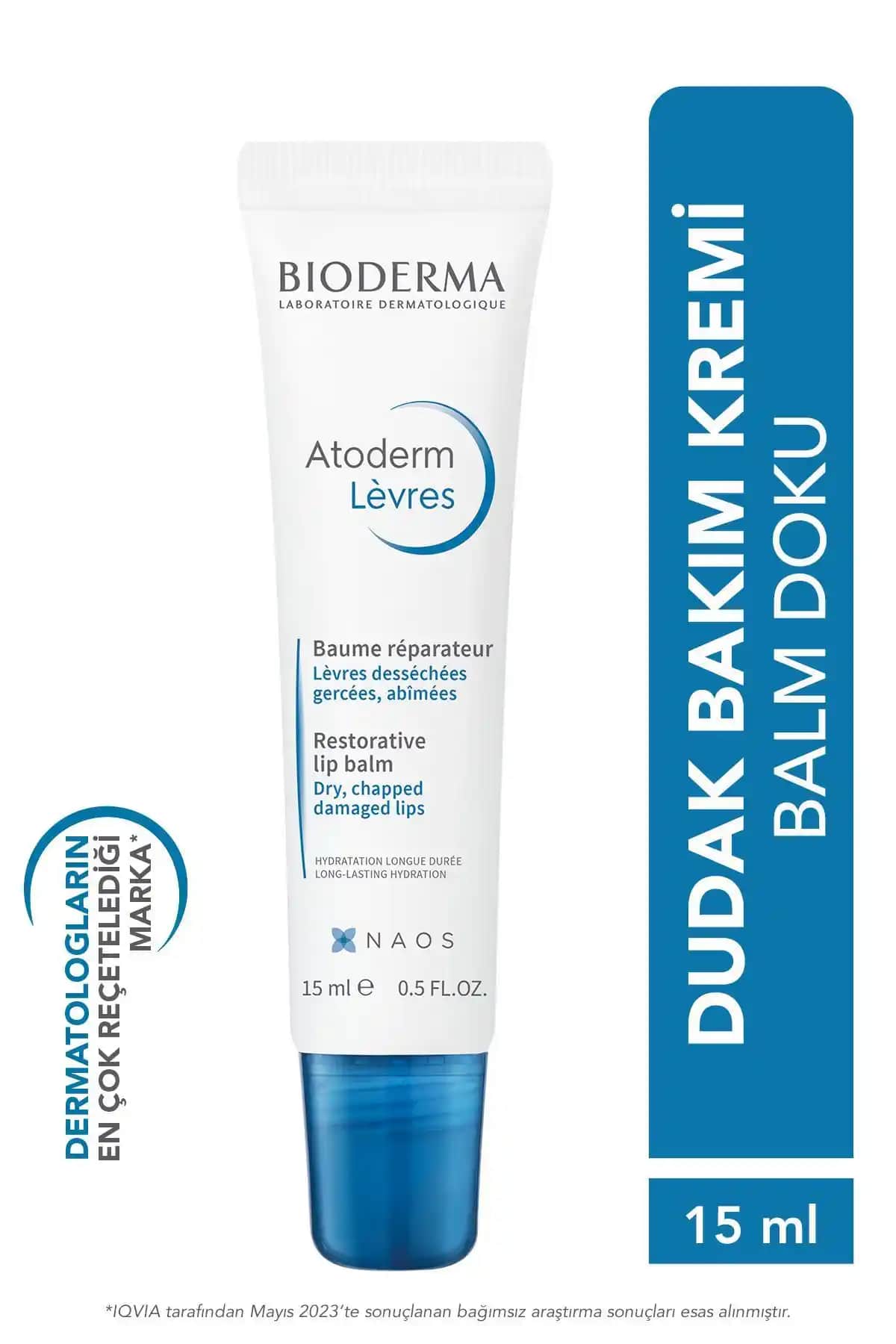 Atoderm Lip Balm: Kuru ve Çatlamış Dudaklar İçin Etkili Nemlendirici