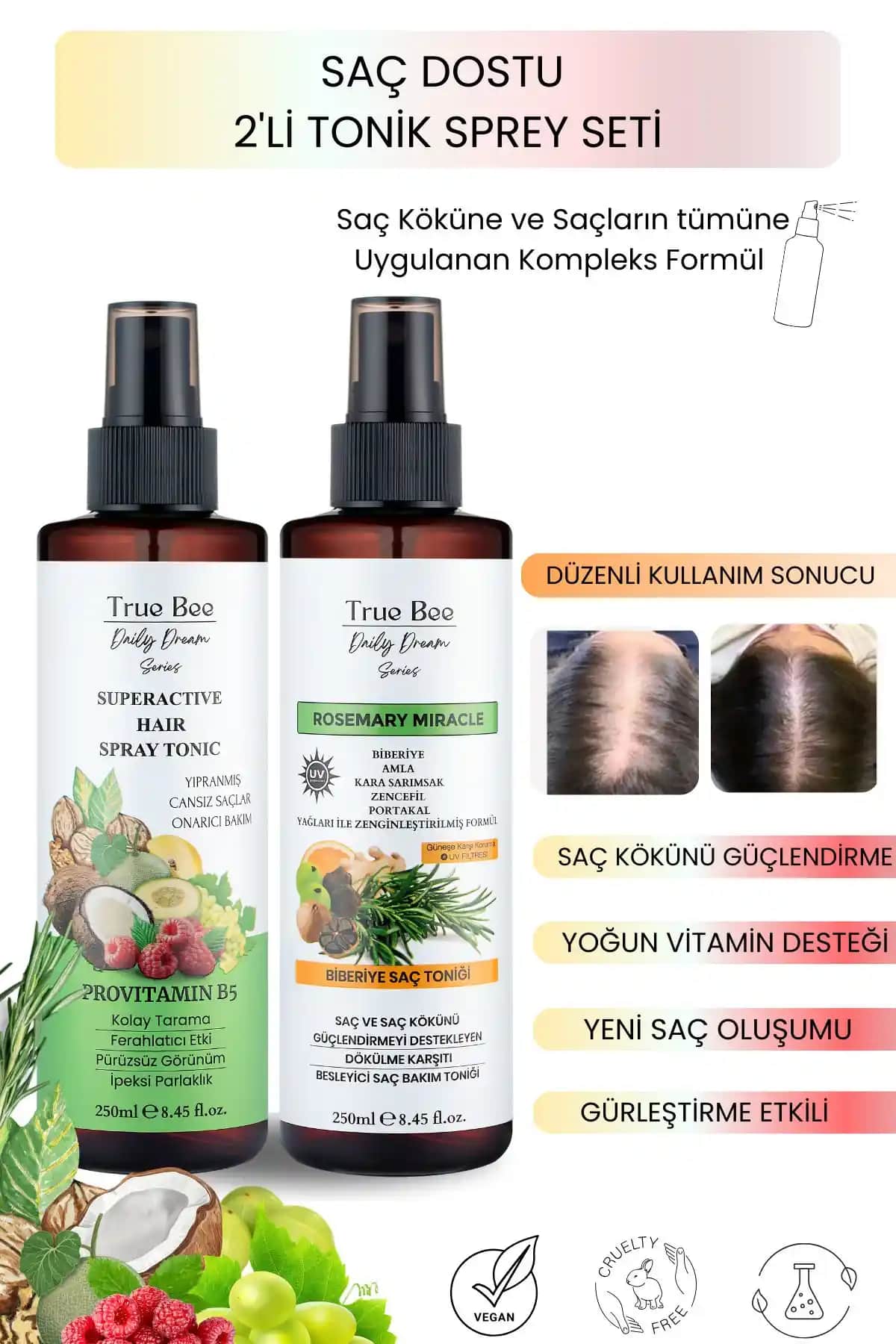 Daily Dream Care Biberiye Saç Toniği - Zayıf Saçlara Doğal Bakım