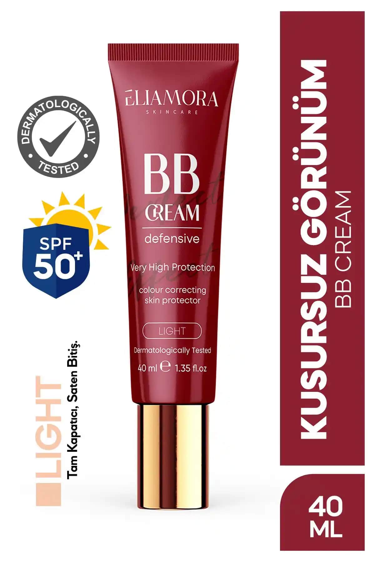 Eliamora BB Krem +50 SPF: Yüksek Koruma & Doğal Görünüm