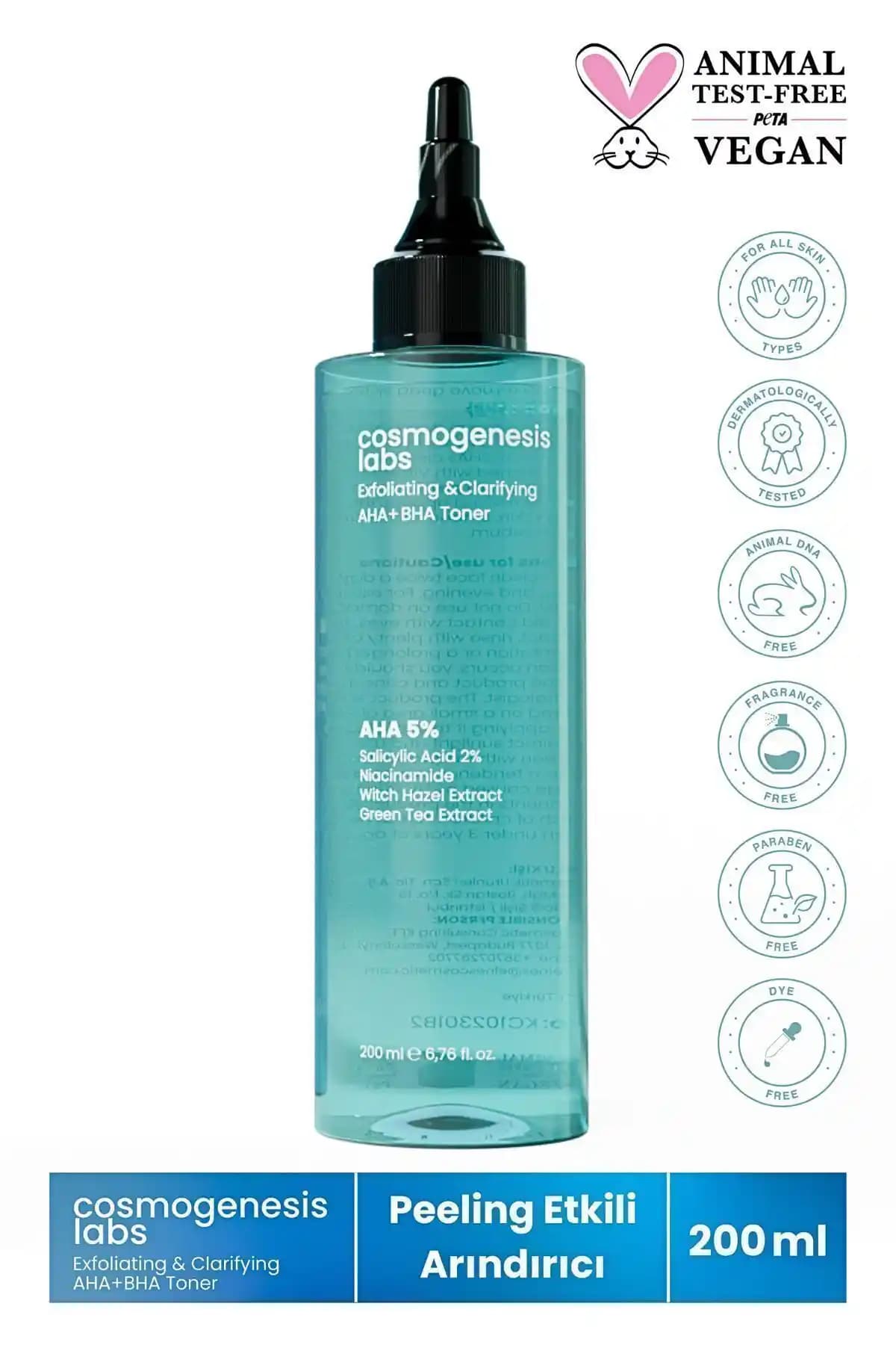 Gözenek Sıkılaştırıcı AHA BHA Tonik - Cilt Bakımında Etkili Çözüm